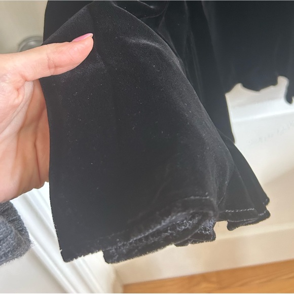 Dana Buchman Black Velvet Skirt - Picture 3 of 5